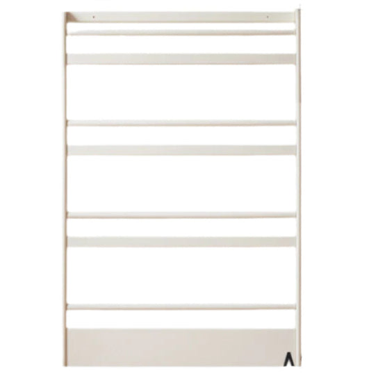 Rubberwood Solid Wood Cream Style Bookshelf