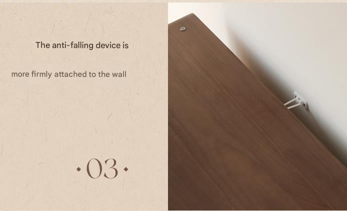 Black Walnut Solid Wood French Retro Side Cabinet