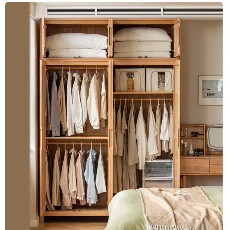 Oak solid wood Wardrobe-USA.