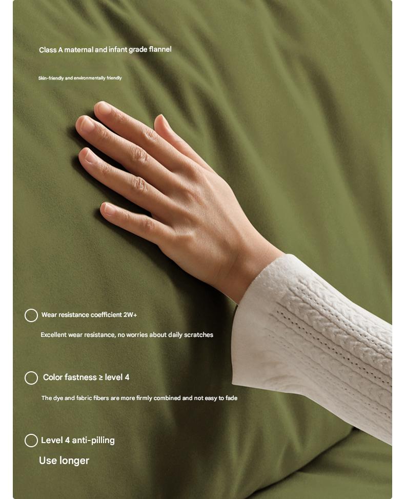 Beech Solid Wood Modern Simple Soft Leaning Platform Bed