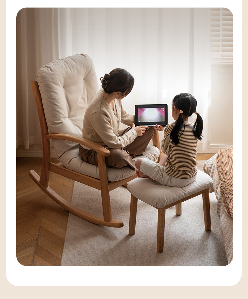 Oak Solid Wood Rocking Chair