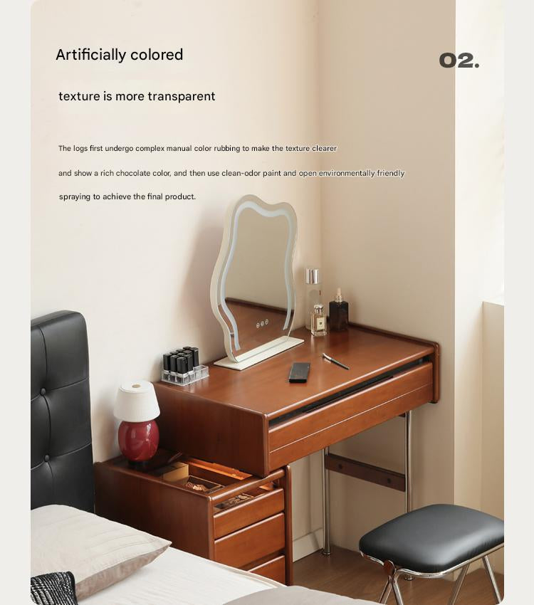 Poplar Solid Wood Bauhaus Multi Functional Dressing Table.