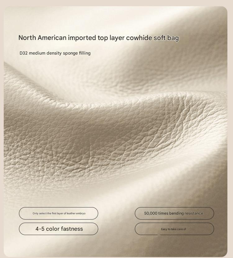 Black Walnut, Oak Solid Wood Retro Soft Pack Dining Chair