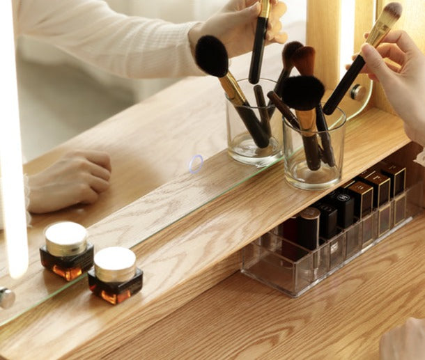 Oak solid wood Dressing Table Telescopic -USA