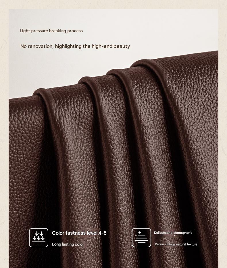 Leather Art Light Luxury Leather Bed