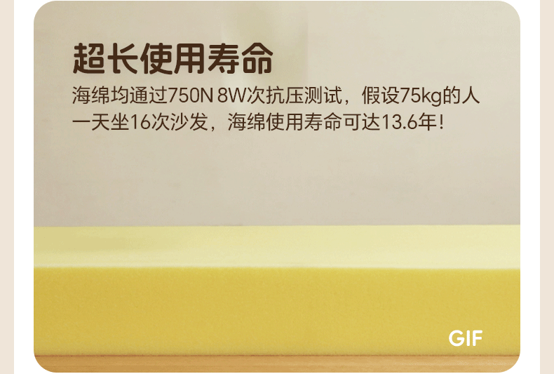 Beech Solid Wood Fabric Sofa Free Combination