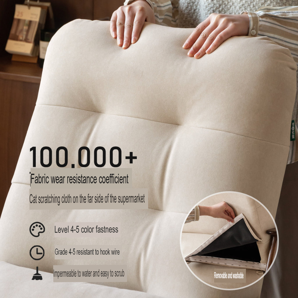 Oak Solid Wood Multifunctional Recliner Armchair