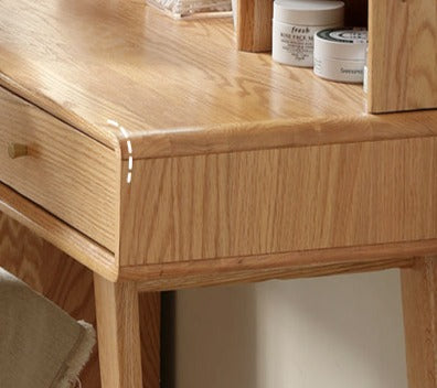 Oak solid wood Dressing Table Telescopic -USA