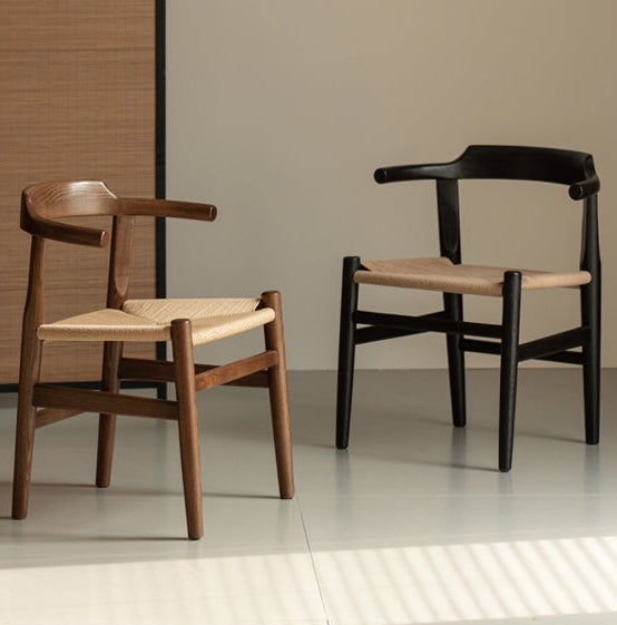Ash Solid Wood Retro Dining Chair