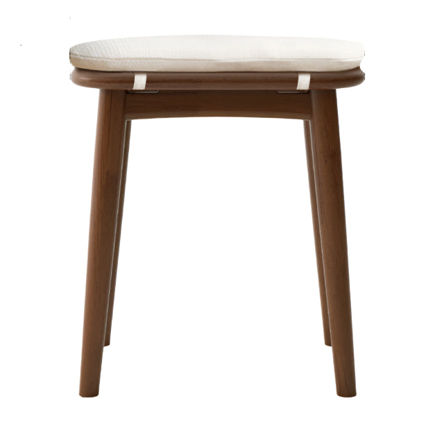 Black Walnut, Oak, Cherry, Rubberwood, Sandalwood Solid Wood Dressing Stool