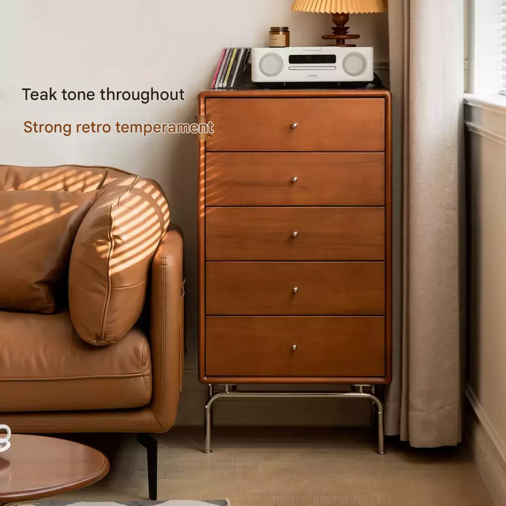 Poplar Solid Wood Ancient Style Wall Drawer Cabinet