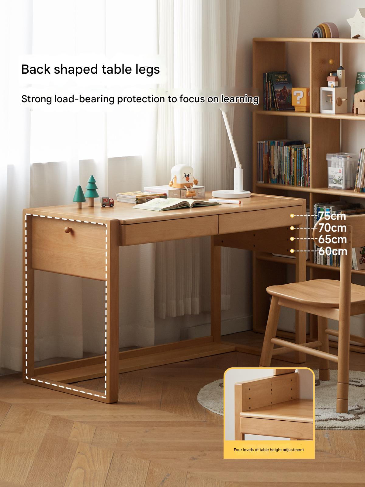 Beech Solid Wood Children's Desk