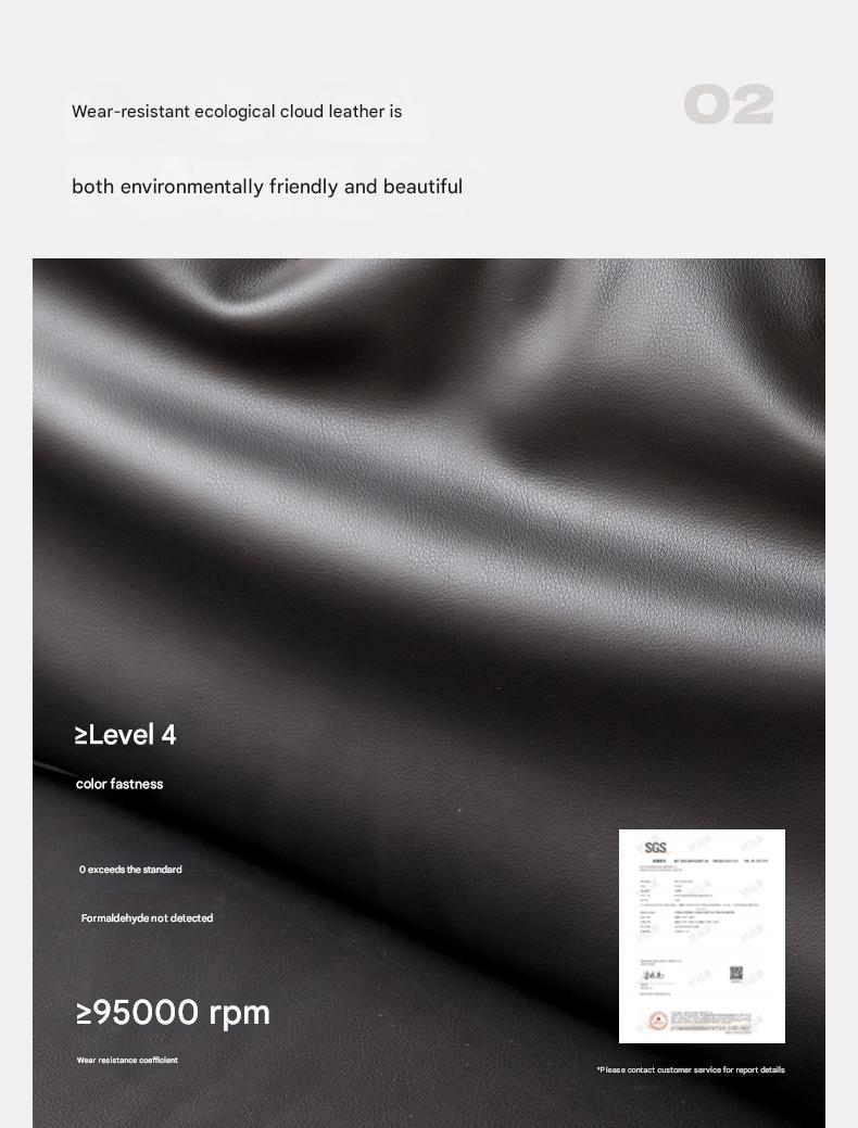 Cloud Leather Light Luxury Rotating Electric Chair