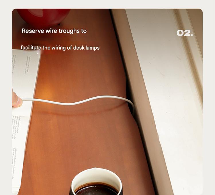 Poplar Solid Wood Bauhaus Multi Functional Dressing Table.