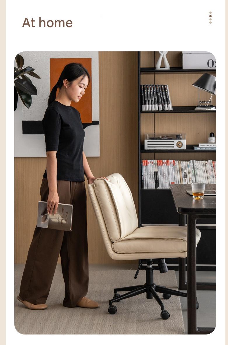 Organic Leather Computer Chair