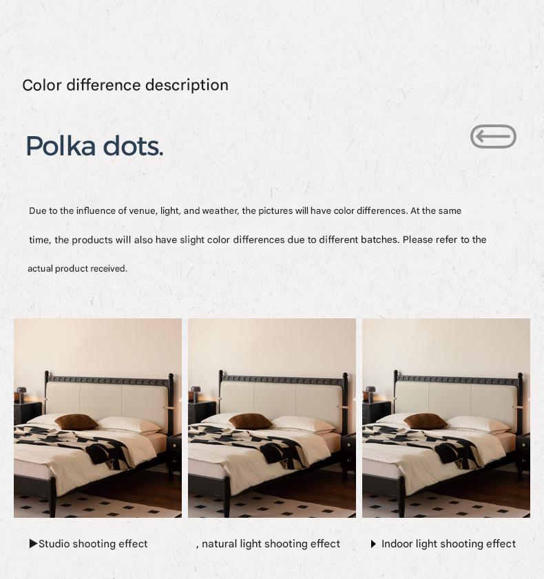 Ash Solid Wood Bauhaus Soft Leaning Antique Style Bed