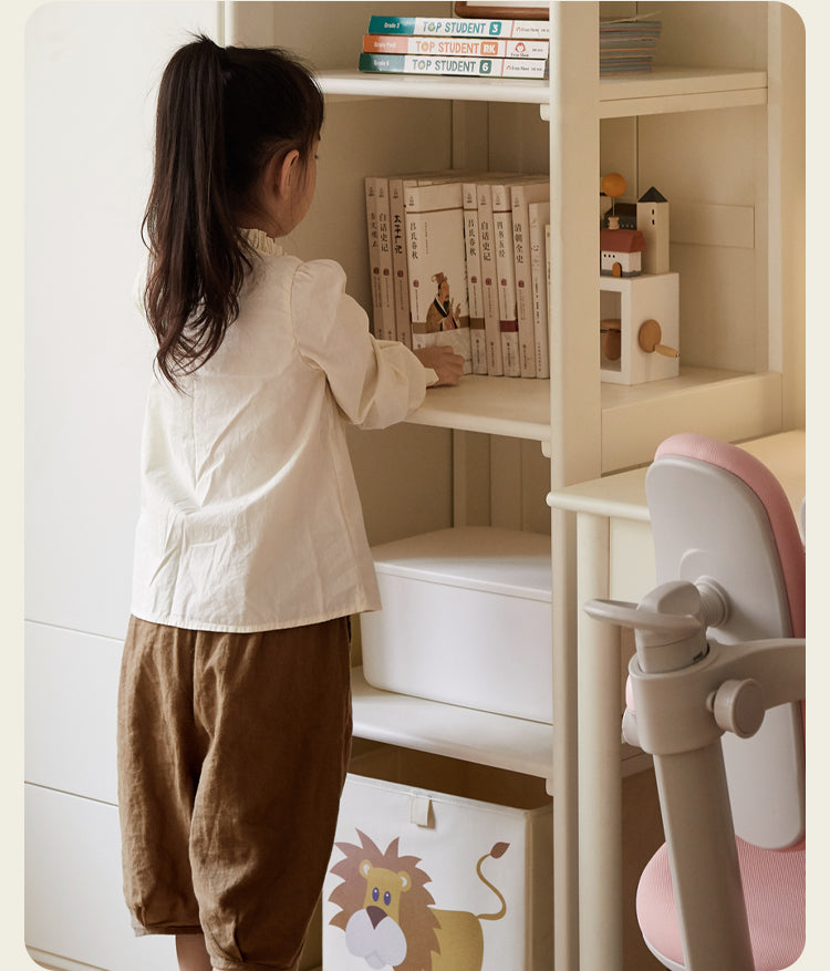 Solid Rubberwood, Beech Solid Wood Children's Wardrobe