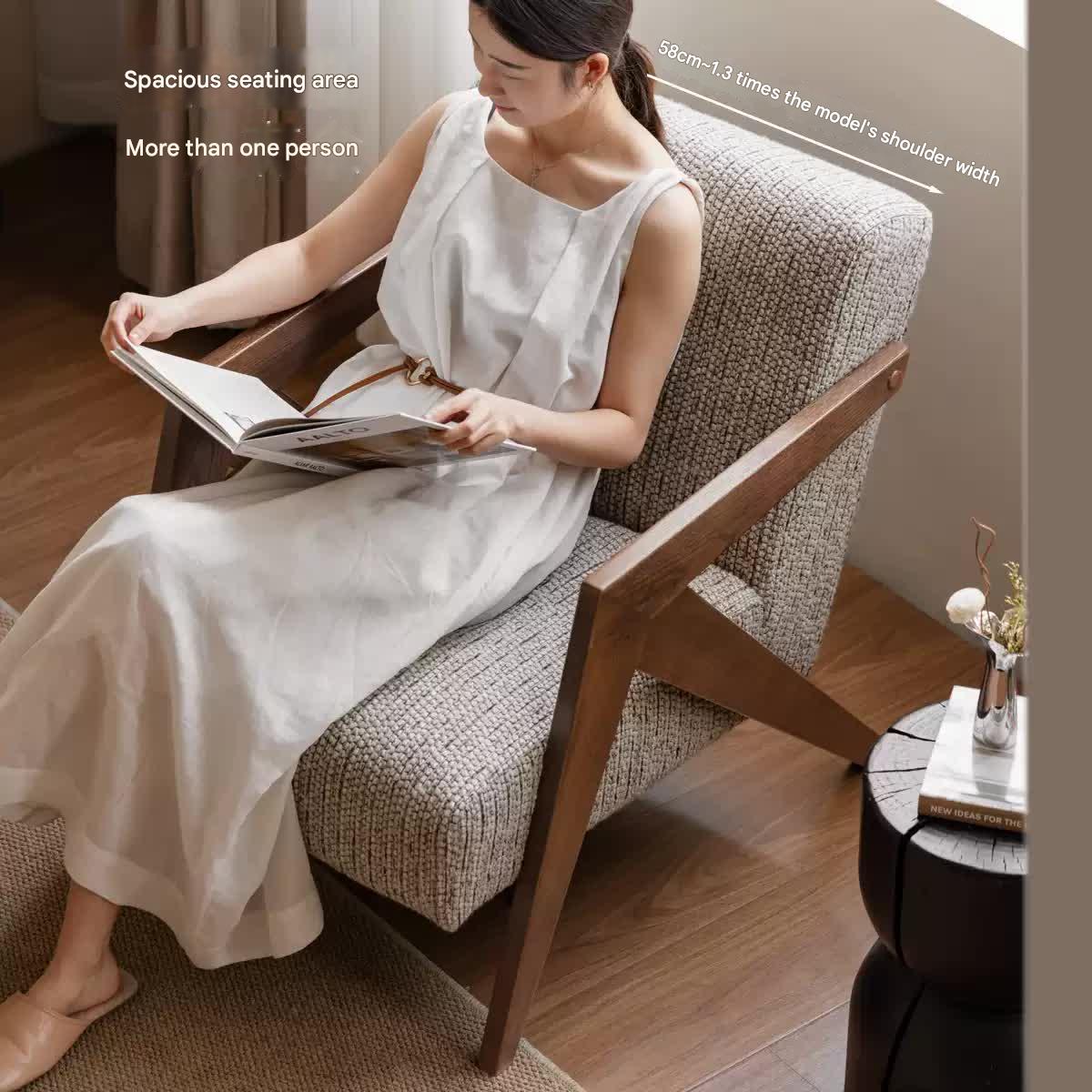 Oak Solid Wood Middle Ages Chair