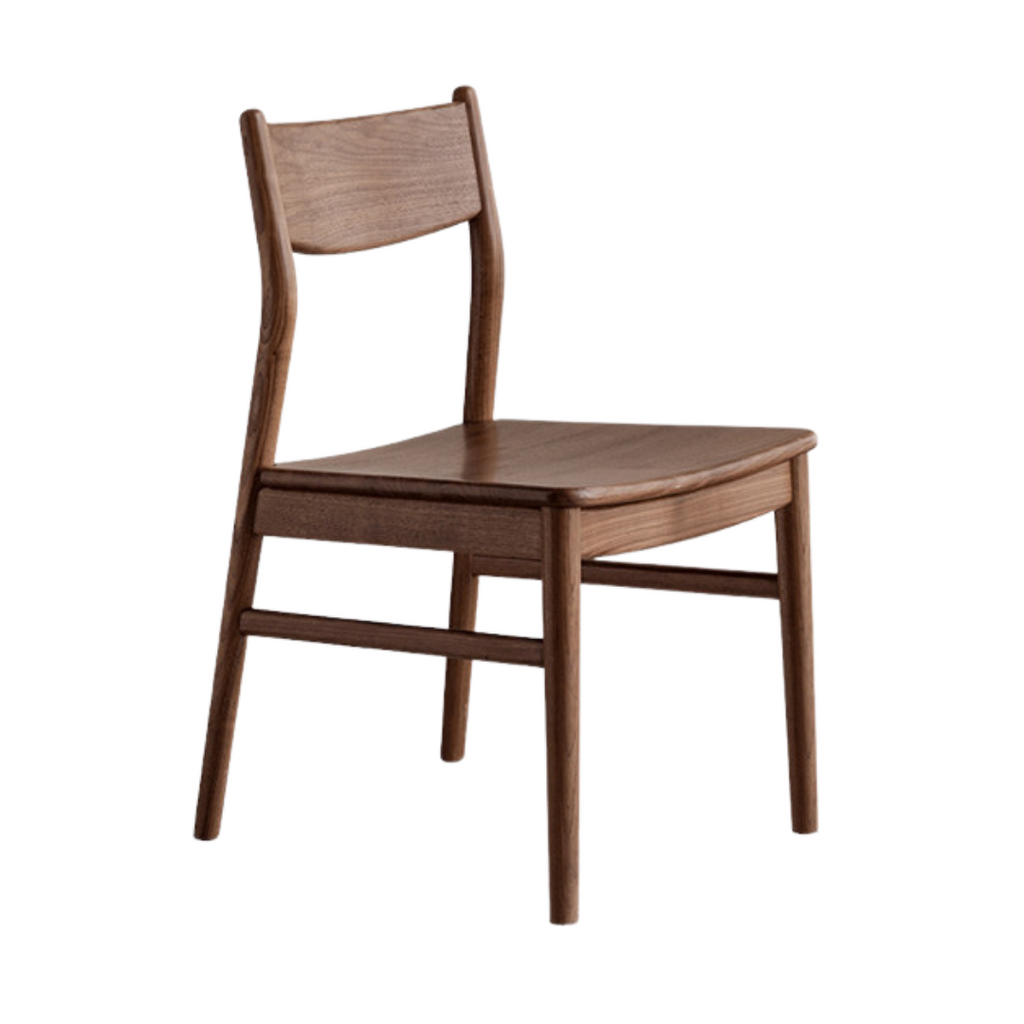 Set pcs 4 Black Walnut, Ash, Oak, Beech, Sandalwood, White Oak Solid Wood Dining Chair