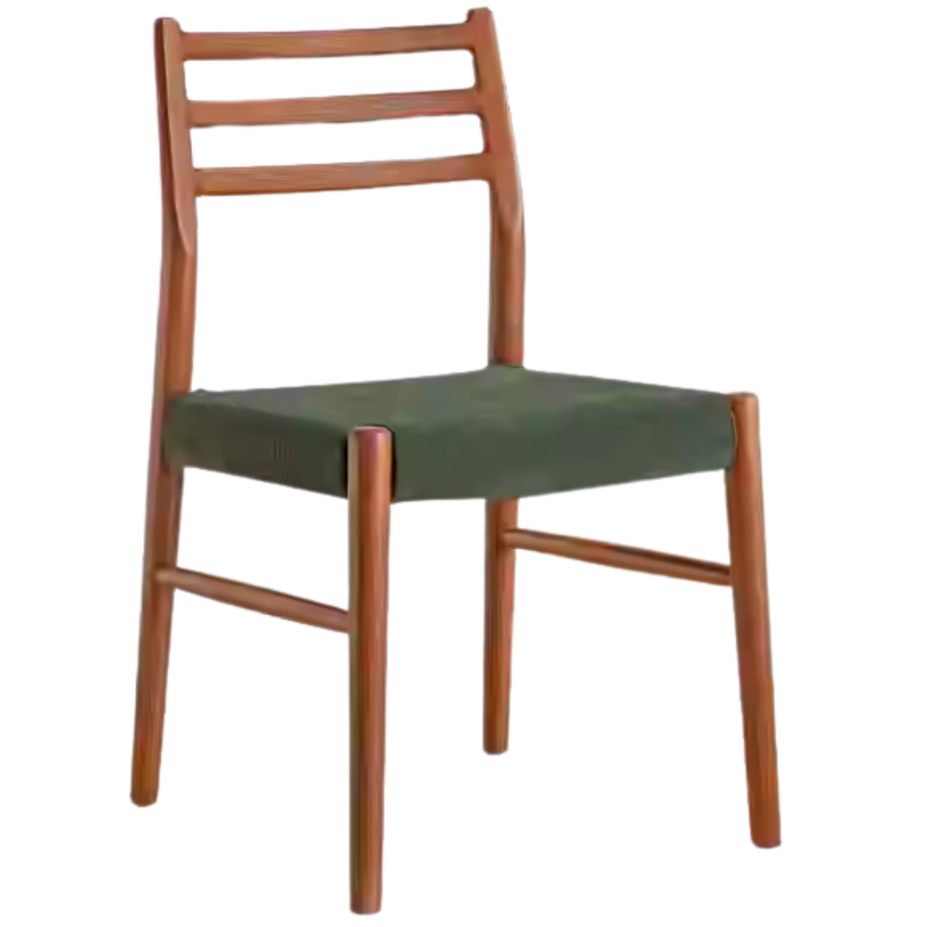 Set 4 pcs Beech Solid Wood Retro Style Dining Chair