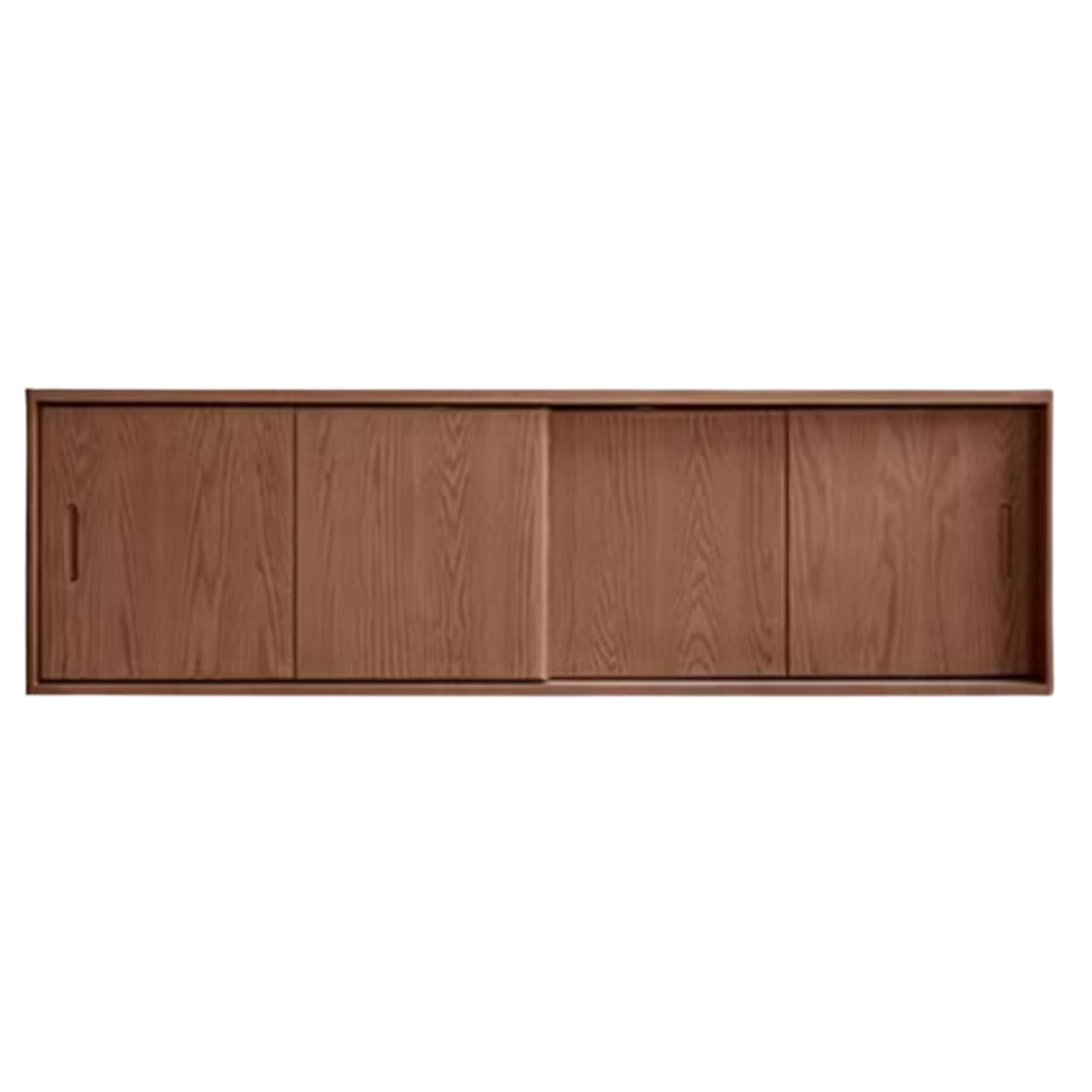 Oak, Ash Solid Wood Wardrobe With Sliding Doors.