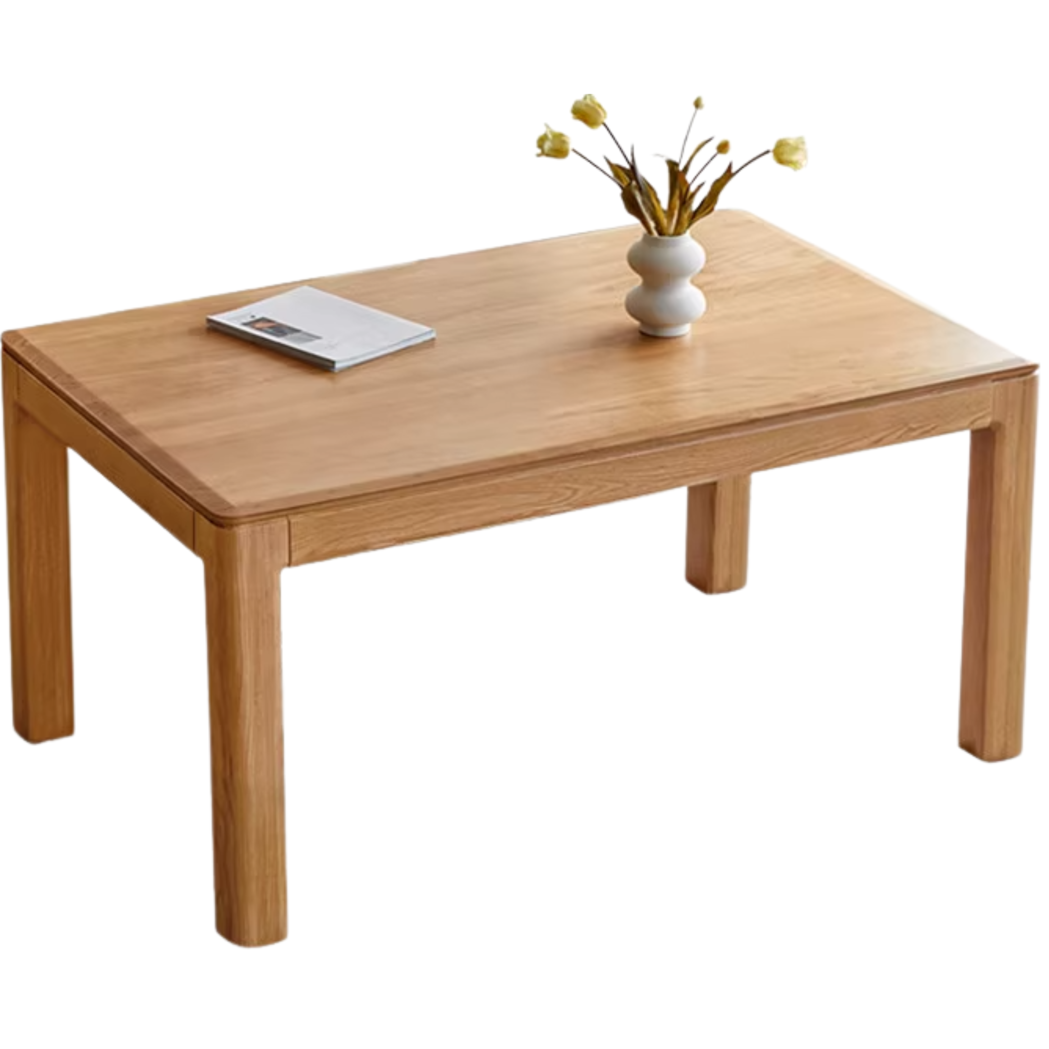 Ash, Oak Solid Wood Long Dining Table