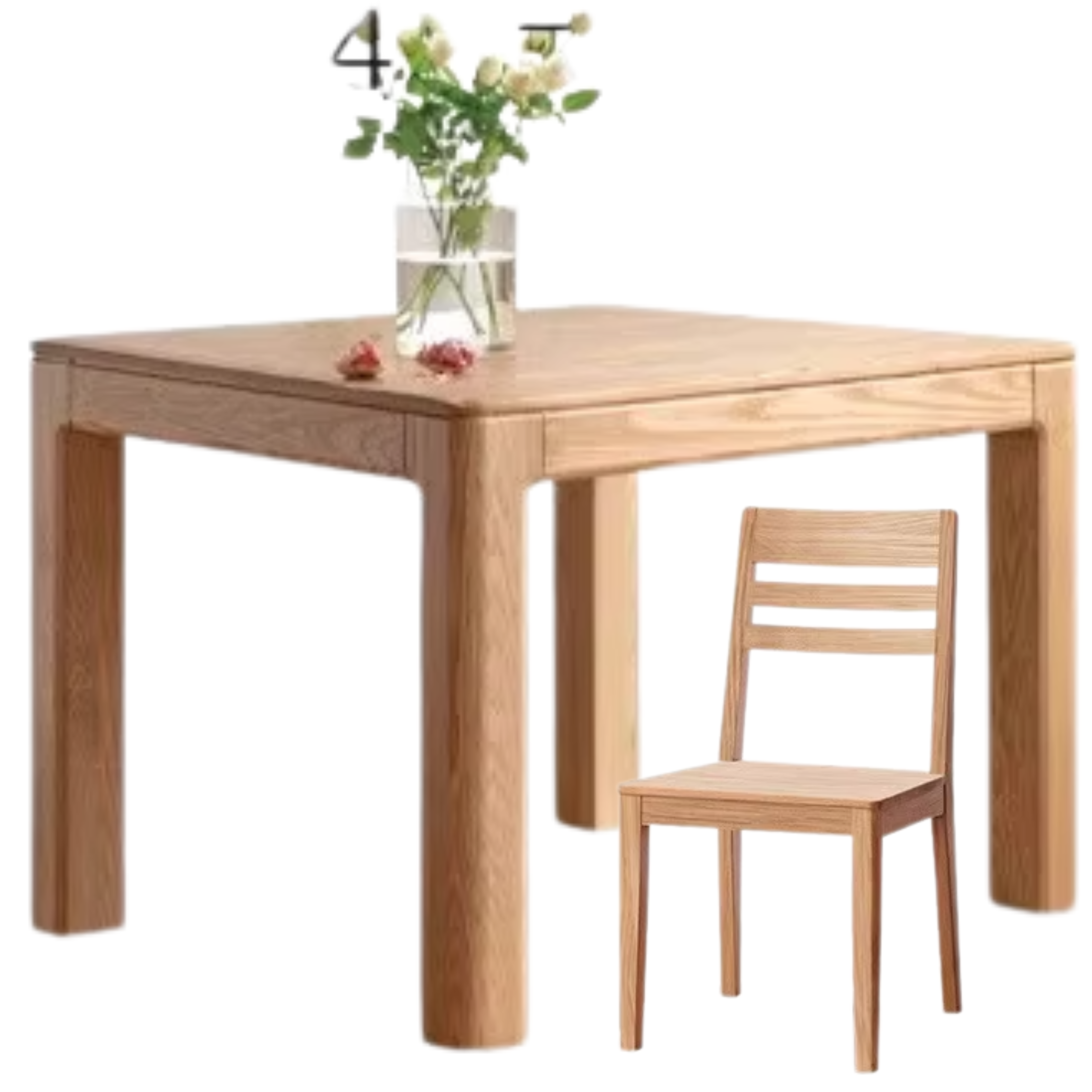Ash, Oak Solid Wood Long Dining Table