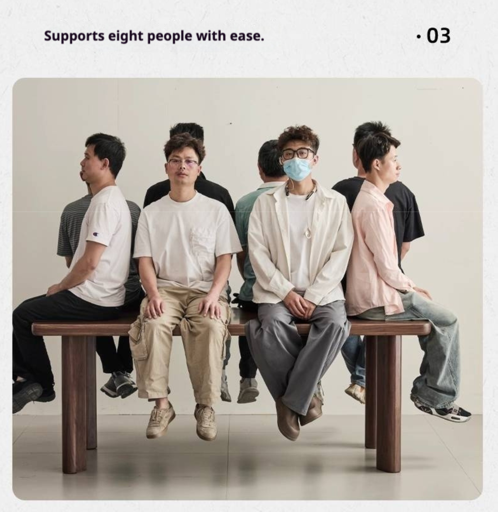 Black Walnut Solid Wood Dining Table