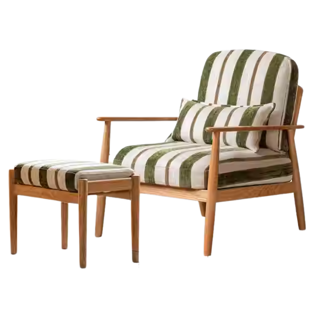 Oak Solid Wood Sofa Chair