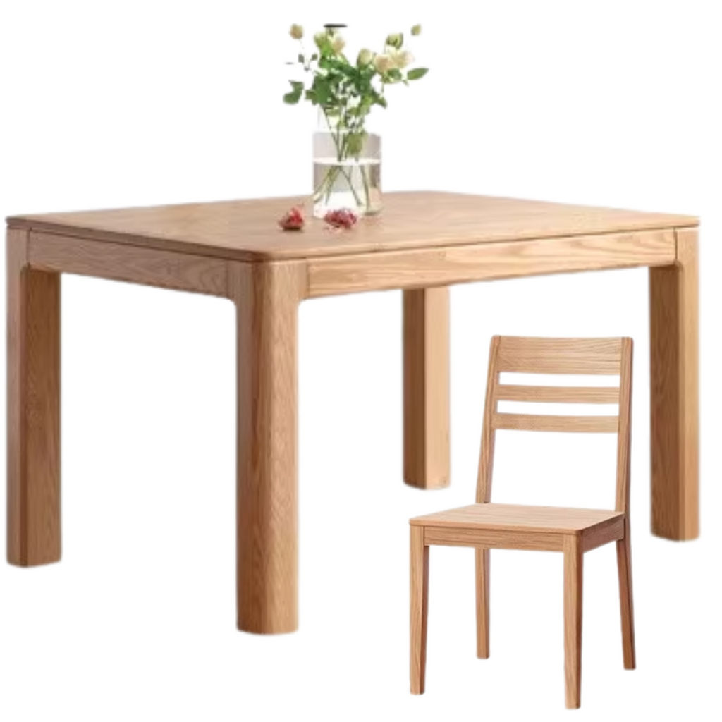 Ash, Oak Solid Wood Long Dining Table