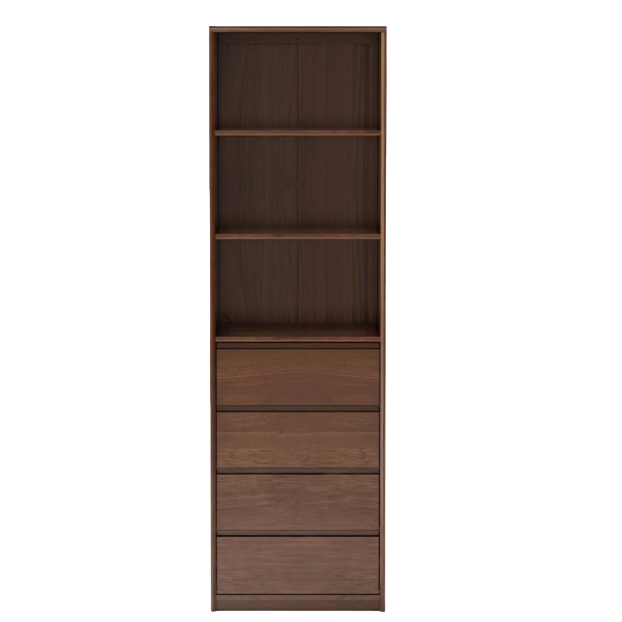 Black Walnut Solid Wood Bookshelf -USA