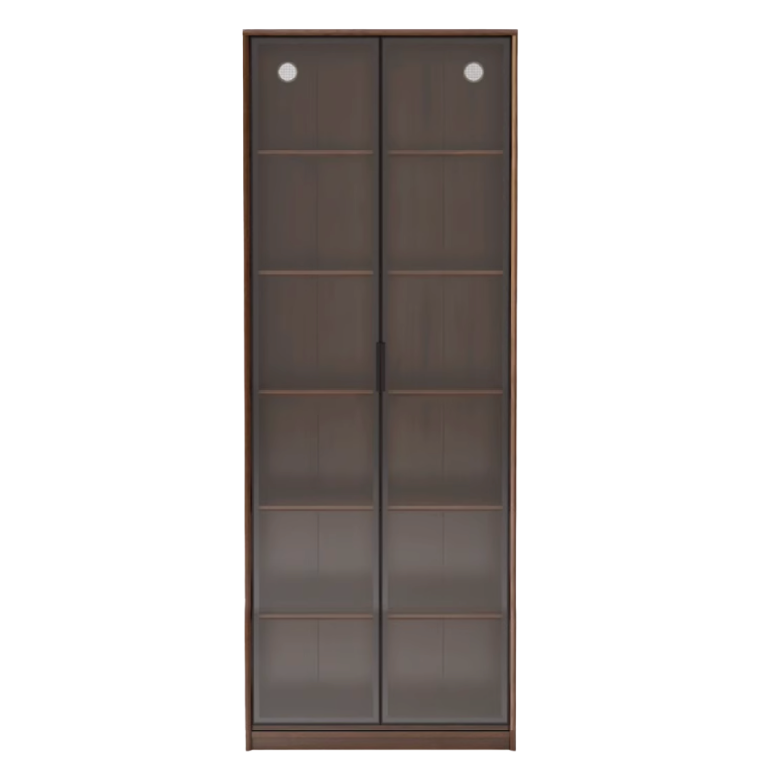 Black Walnut, Golden Sandalwood Solid Wood Bookshelf