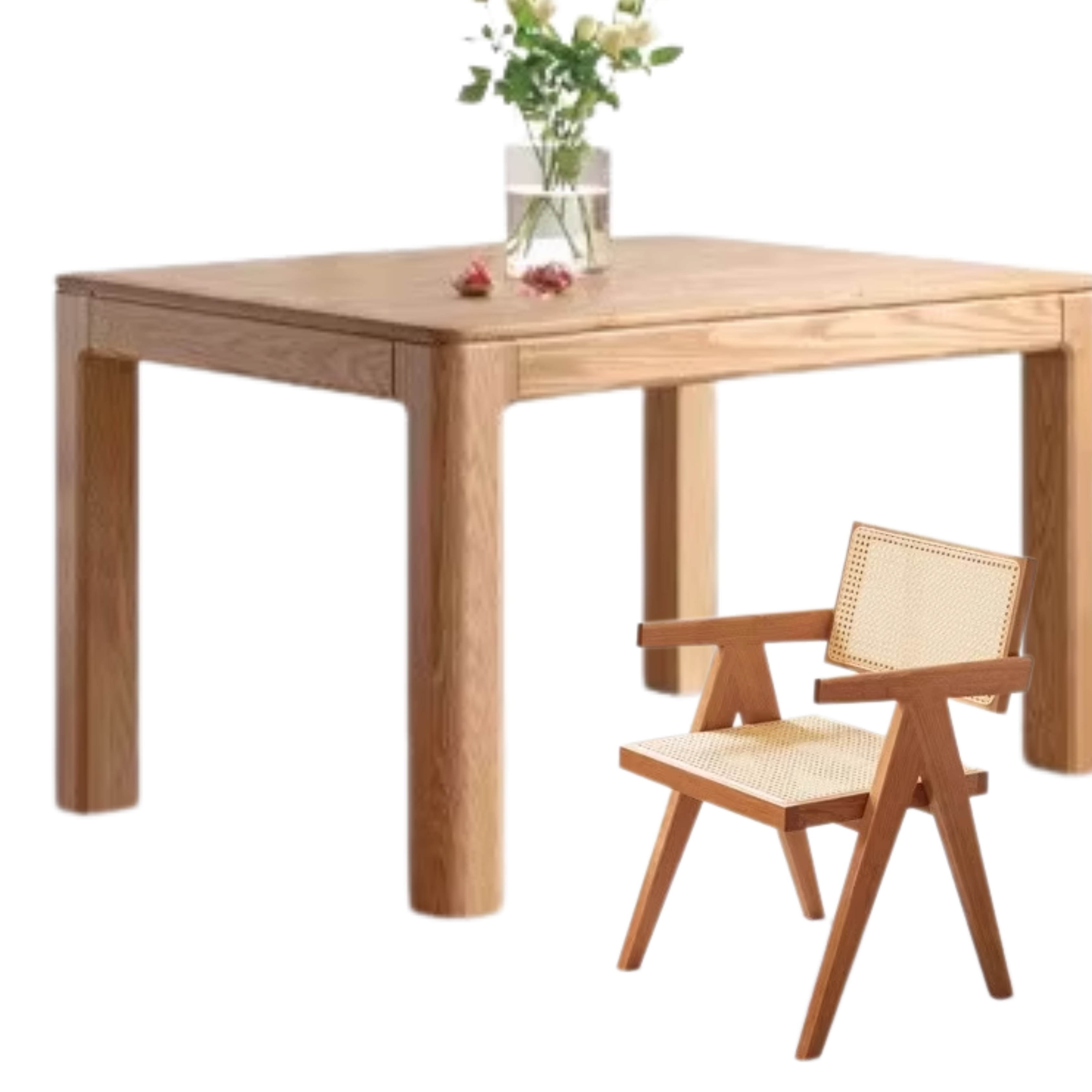 Ash, Oak Solid Wood Long Dining Table