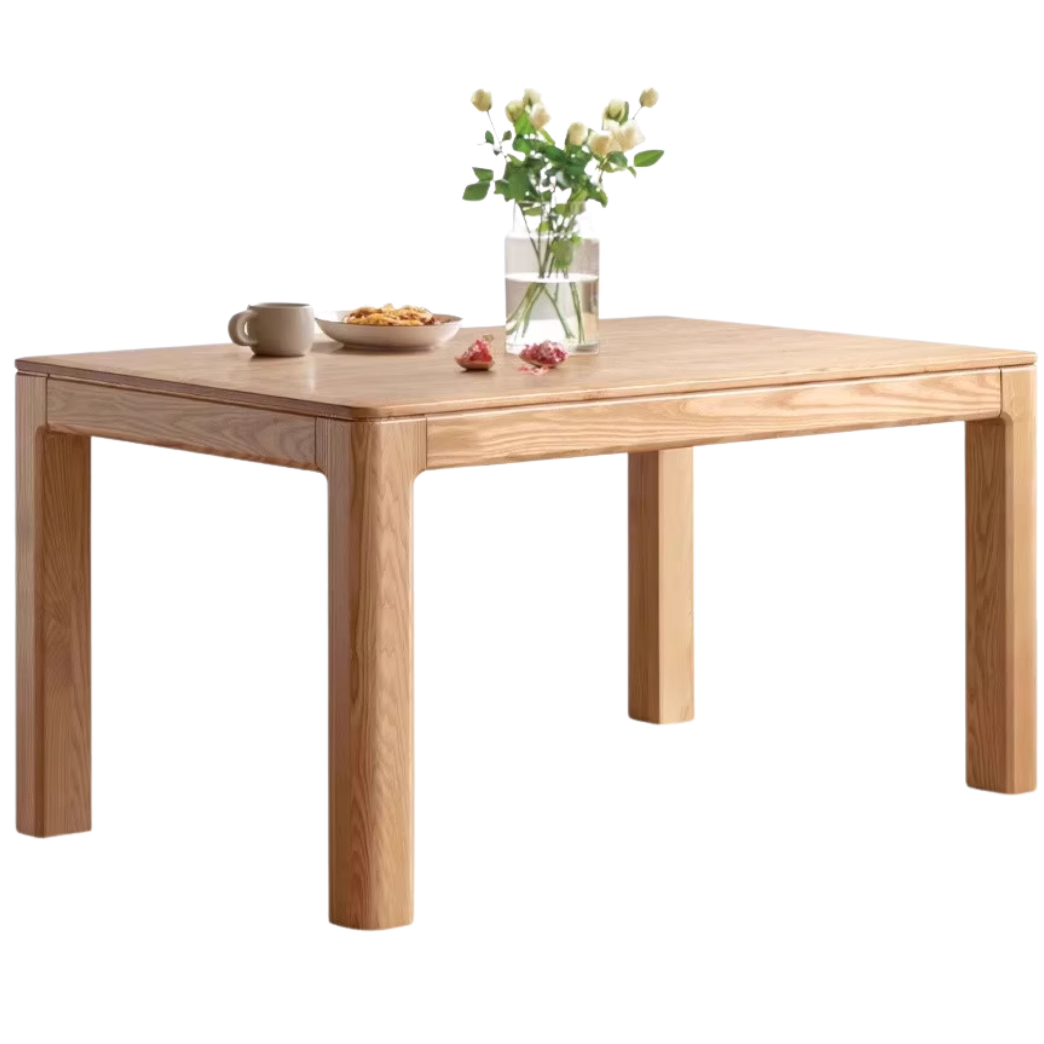 Ash, Oak Solid Wood Long Dining Table