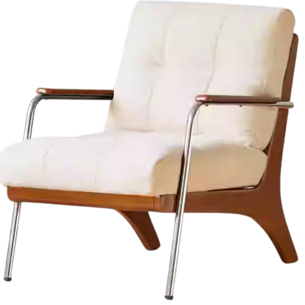 Beech Solid Wood Middle Ages Single Chair