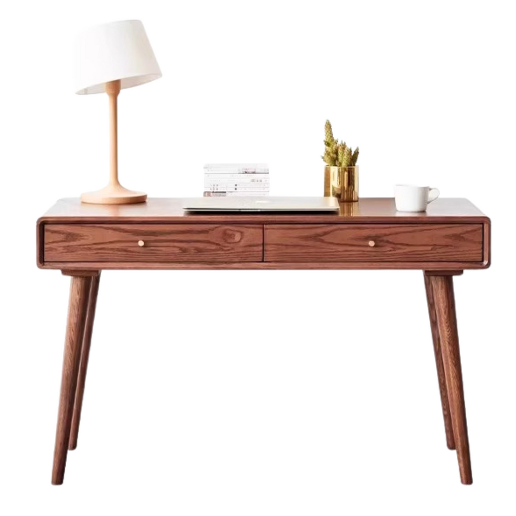 Oak Solid Wood Office Desk Combination