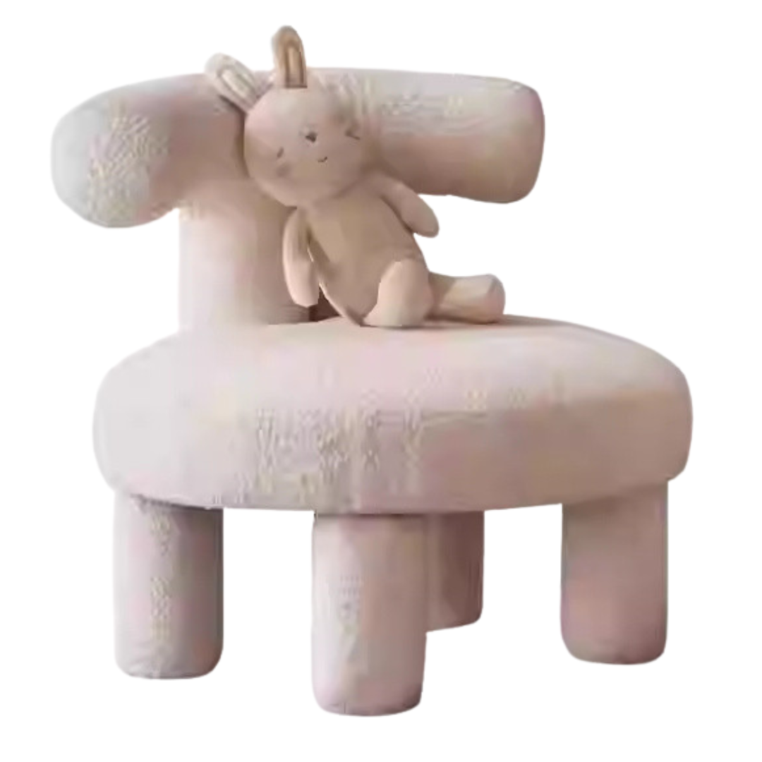 Lamb Velvet Kids Single Chair
