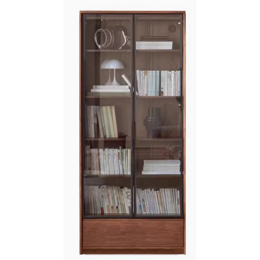 Black Walnut Solid Wood Bookshelf -USA