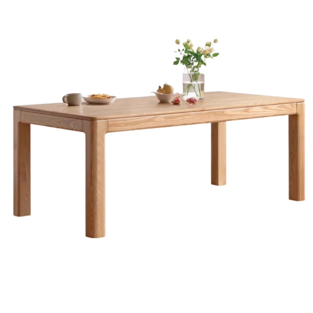 Ash, Oak Solid Wood Long Dining Table