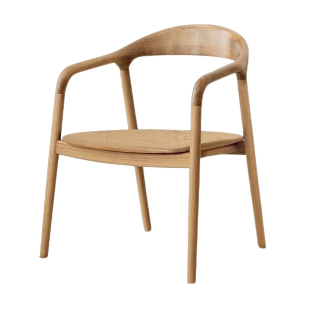 Ash Solid Wood Leisure Armchair