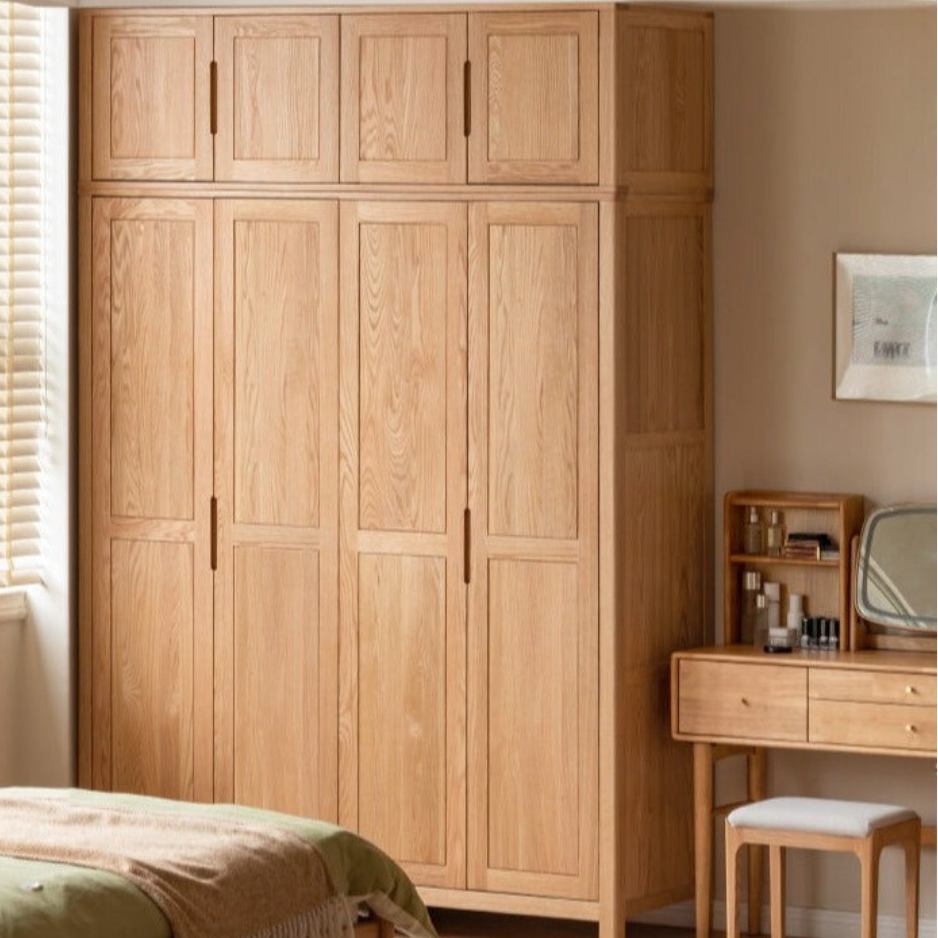 Oak solid wood Wardrobe-USA.