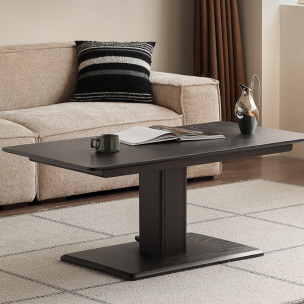 Oak Solid Wood Elevating Coffee Table