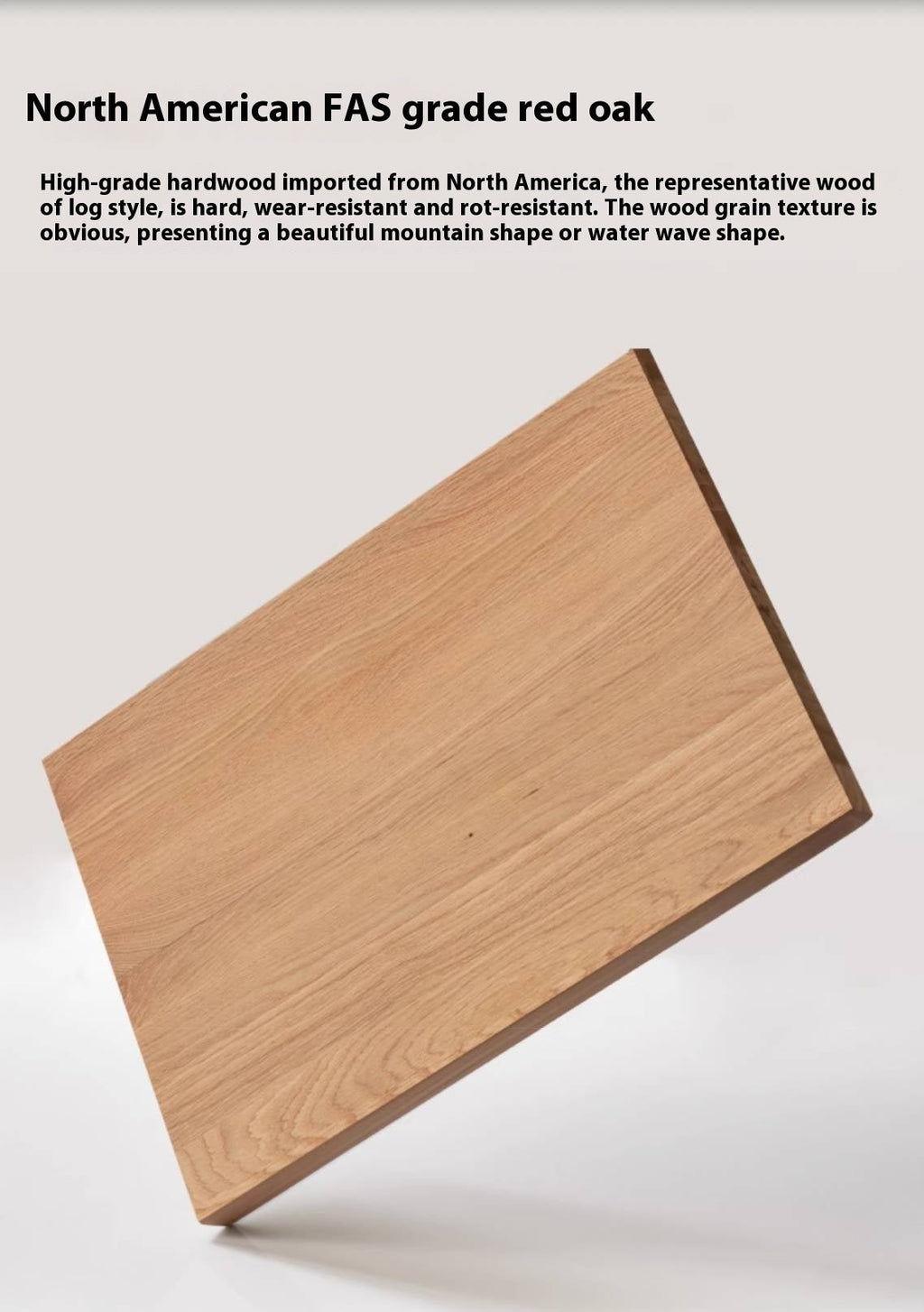 Oak, Ash, Black walnut Solid Wood Modern Style Stool