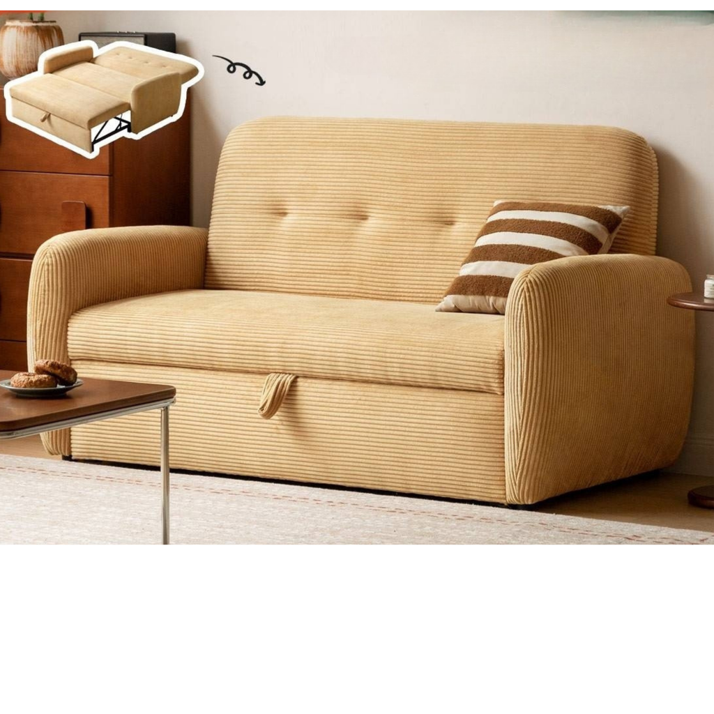 Fabric Retractable Modern Sofa Bed