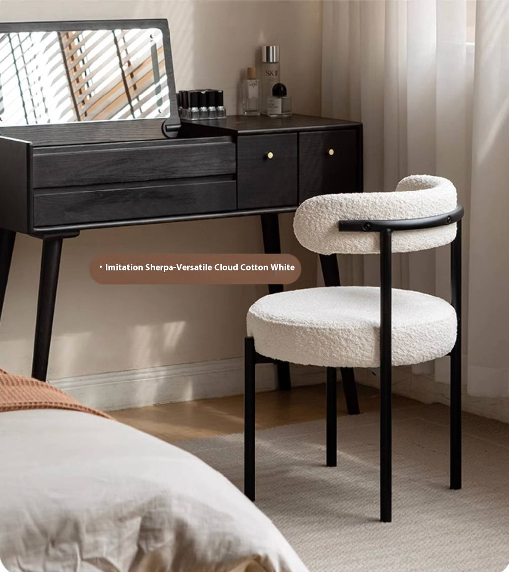 Fabric, Leather Bauhaus Style Chair