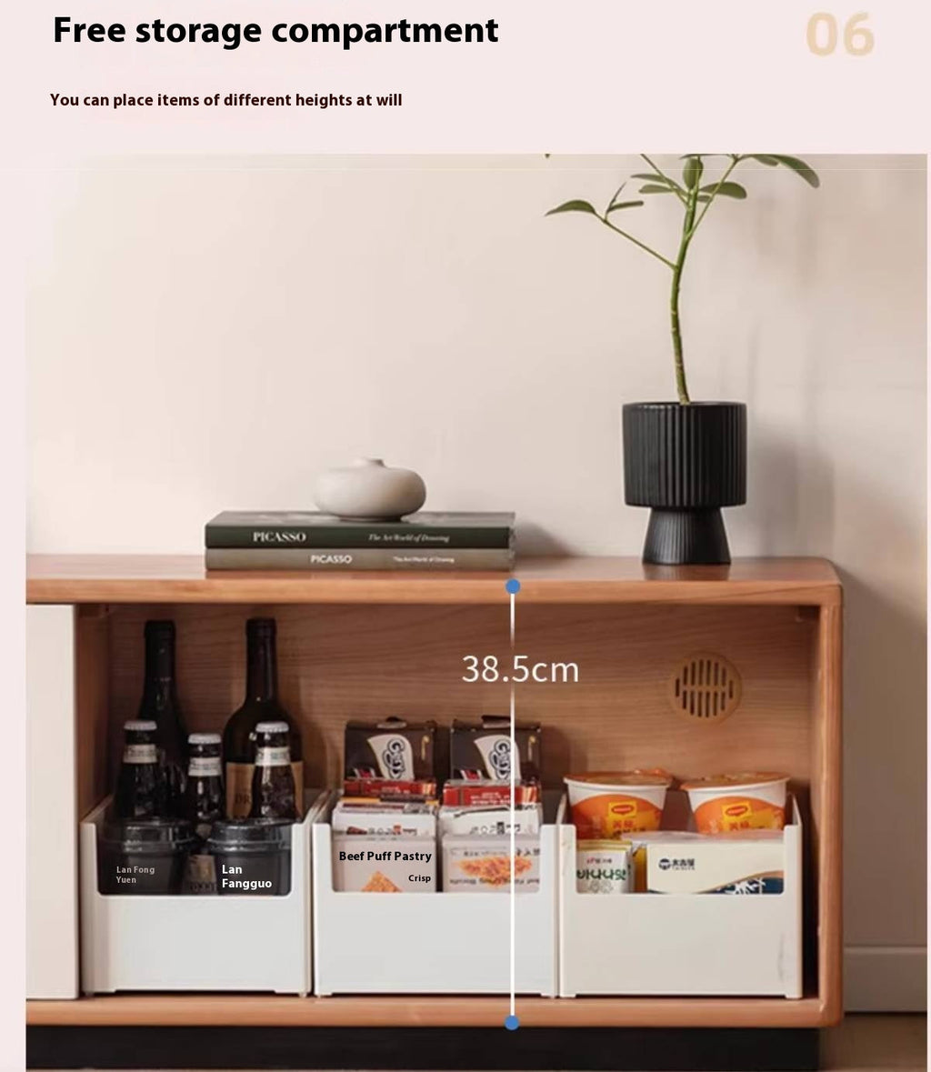 Cherry Solid Wood Antique Style TV Stand