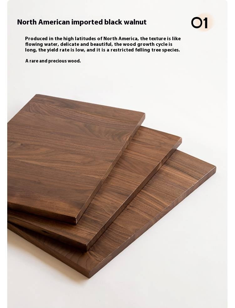 Black Walnut, Oak Solid Wood Tea Chair