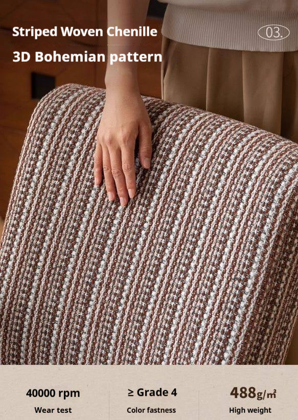 Fabric Sofa Middle Retro Chair