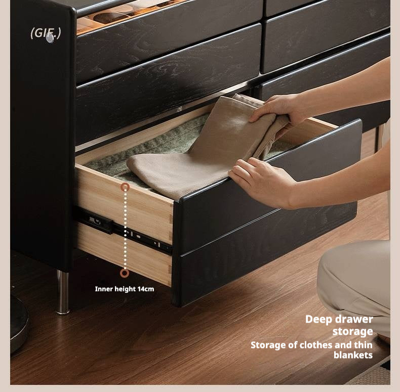 Ash Solid Wood Bauhaus Retractable Makeup Table