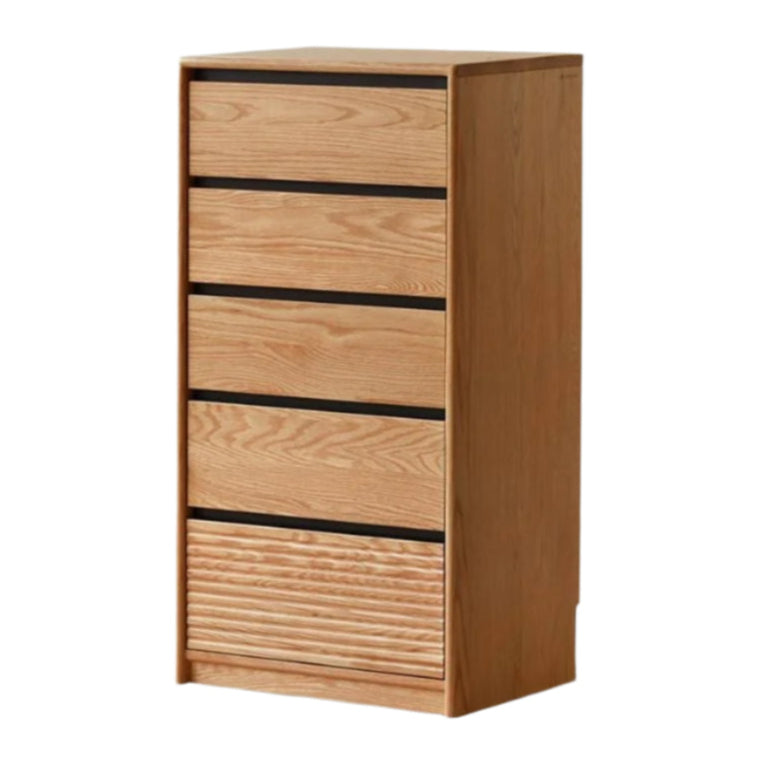 Oak Solid Wood Modern Drawer Cabinet